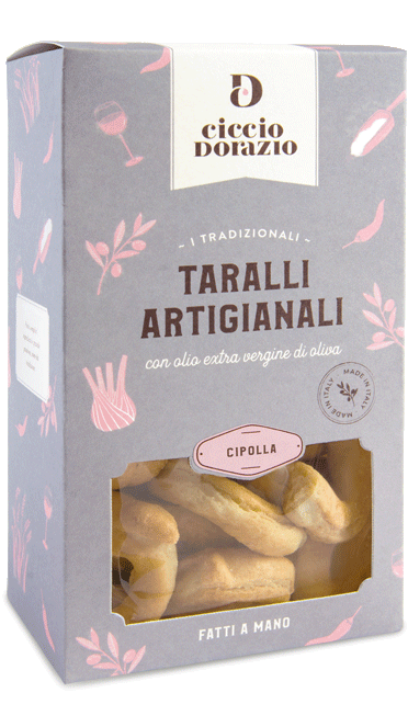 Taralli mit Zwiebeln 250 g