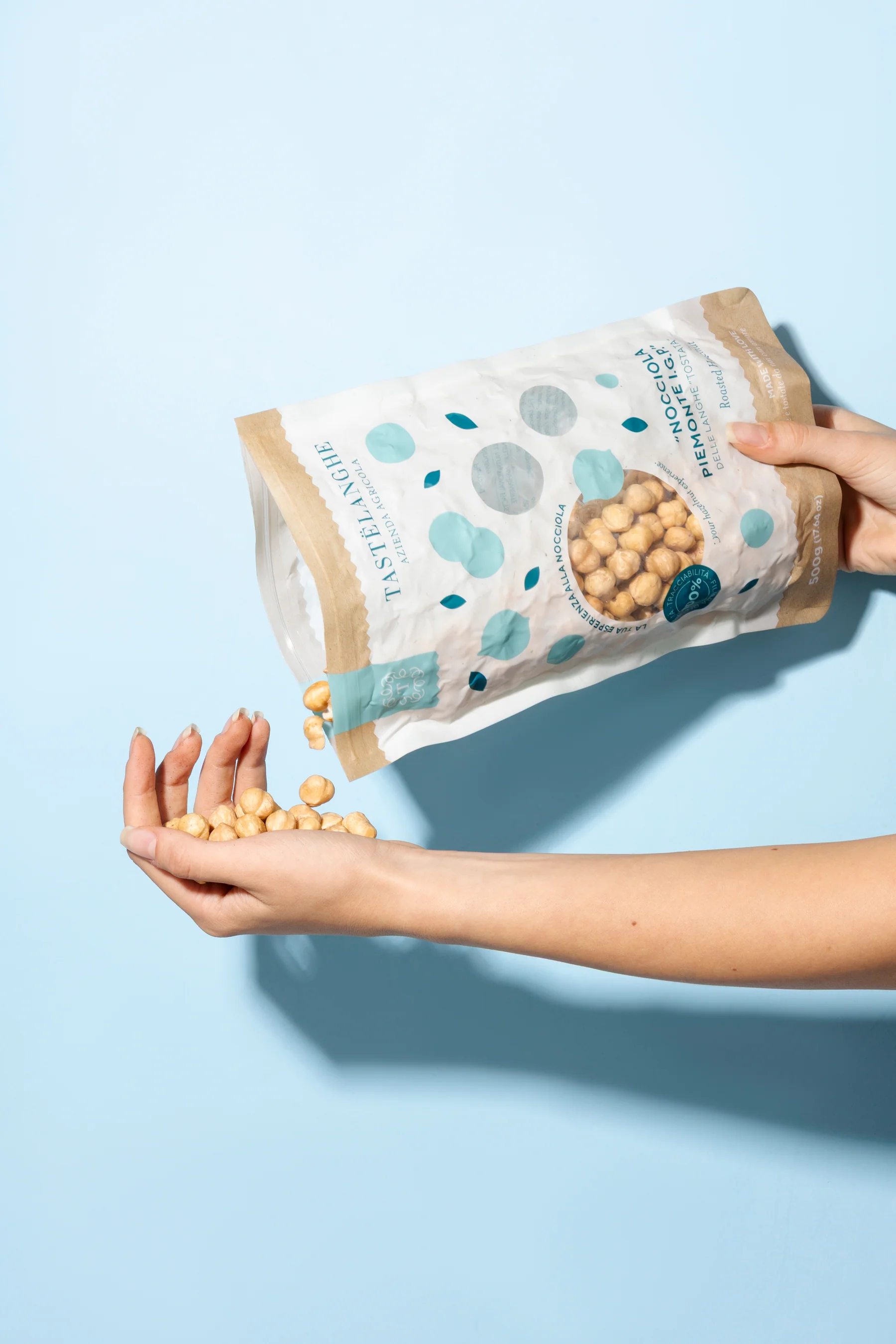 Geröstete Haselnüsse Piemont IGP 500 g